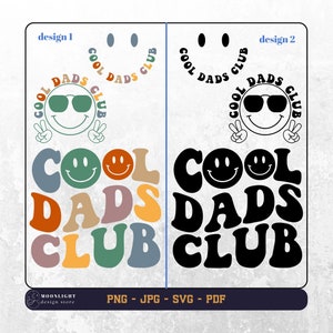 Cooler Dads Club svg, Cooler Dads Club png, Cooler Dads Club Shirt svg, Cooler Dads Club Shirt Png, lustiger Dads svg, Dads svg, Papa gewellter Text