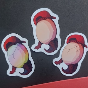 Leonarda Sticker QSMP Eggs (Semi-glossy Paper Sticker)