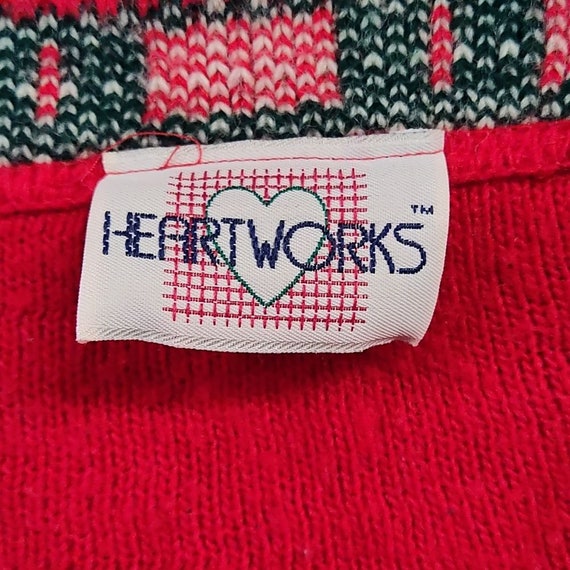 Vintage Heartworks Christmas Cardigan - image 2