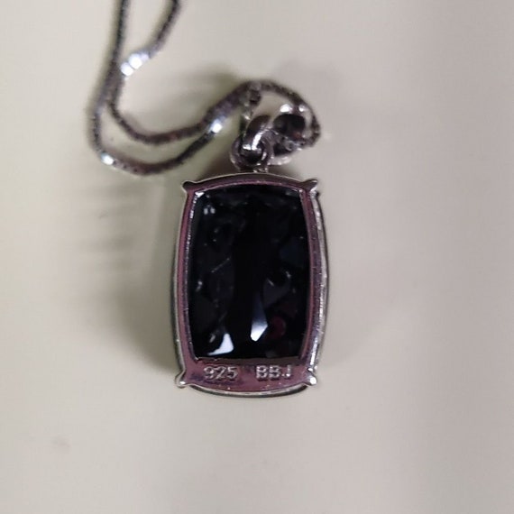 Vintage BBJ Sterling Silver Pendant - image 5