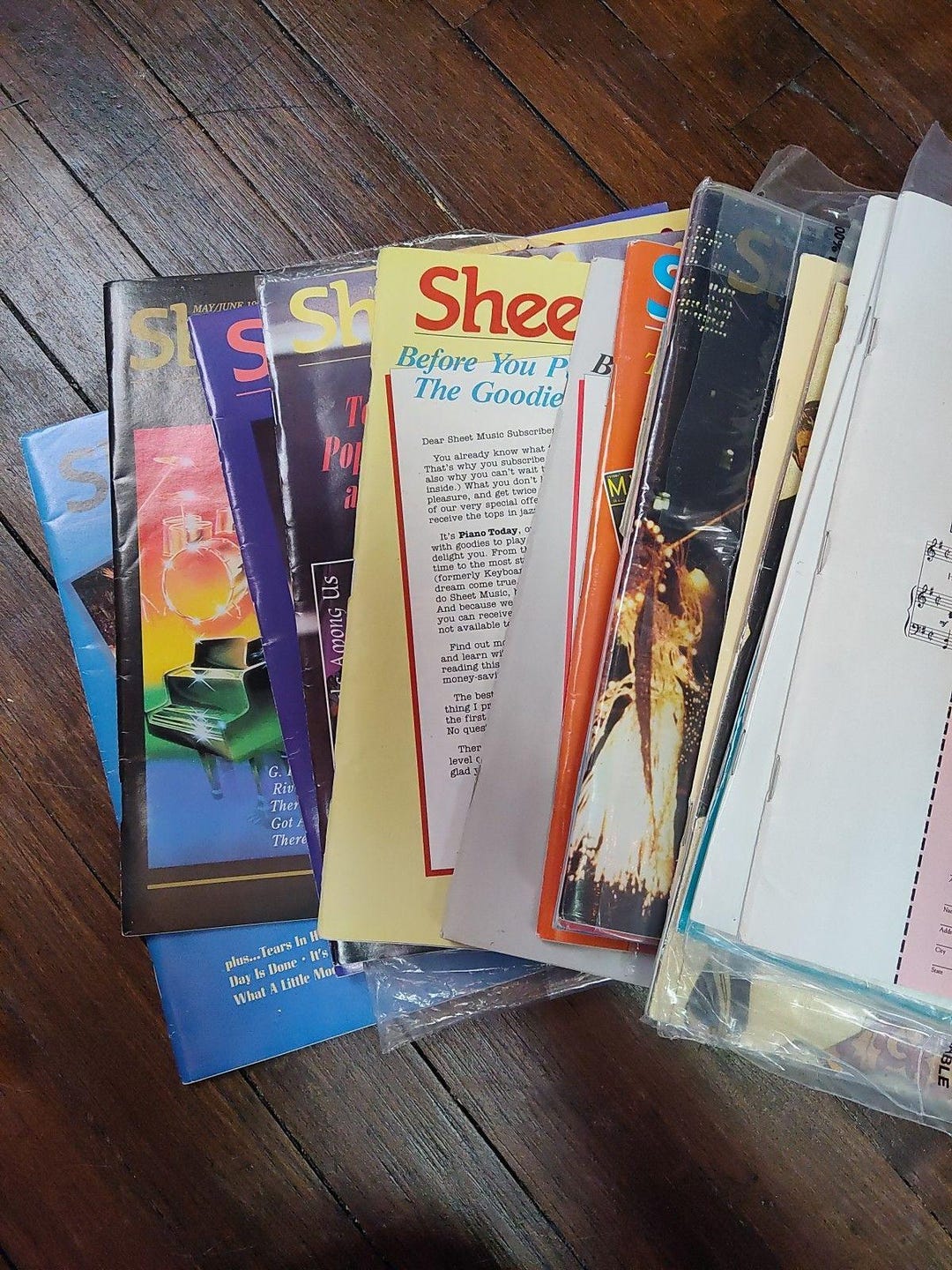 1990s Sheets Lot of Vintage 1990s Sheet Music Magazines - Etsy