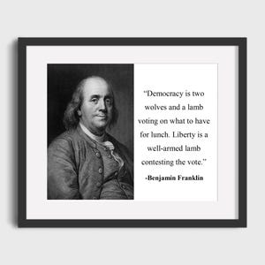 Classic Quotes - Benjamin Franklin - Wolves and lambs