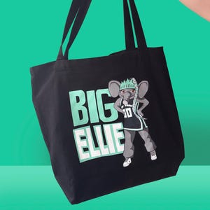 Big Ellie the Elephant New York Liberty Mascot WNBA Champions 2024 Eco Tote Bag