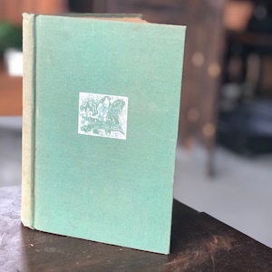 Vintage light green book