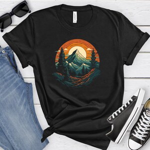 Mountain Shirt, Outdoors Shirt, Colorado Shirt, Sunset Shirt, Forest Shirt, Men Women Graphic Tee, Hiking Shirt, Camping Shirt, Nature Lover