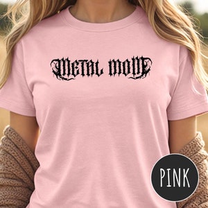 Metal Mom Shirt, Death Metal Font Shirt for Mom, Heavy Metal Mama T-Shirt, Cool Mom Graphic Tee, Music Lover Mom Gift, Punk Rock Mom Tee