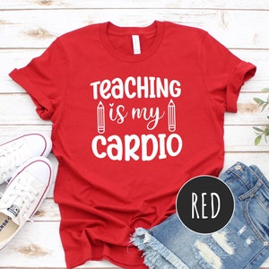 Funny Teacher Shirt, Red for Ed T-Shirt, Red Teacher Shirt, Teacher Life, Gift For Teacher, Teacher Appreciation Shirt, Cute Teacher Tee