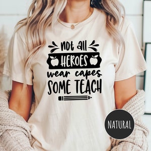 Superhero Teacher Shirt, Teacher Life Shirt, Gift For Teacher, Teacher Appreciation Shirt, Funny Teacher Shirt, Cute Elementary Teacher Tee