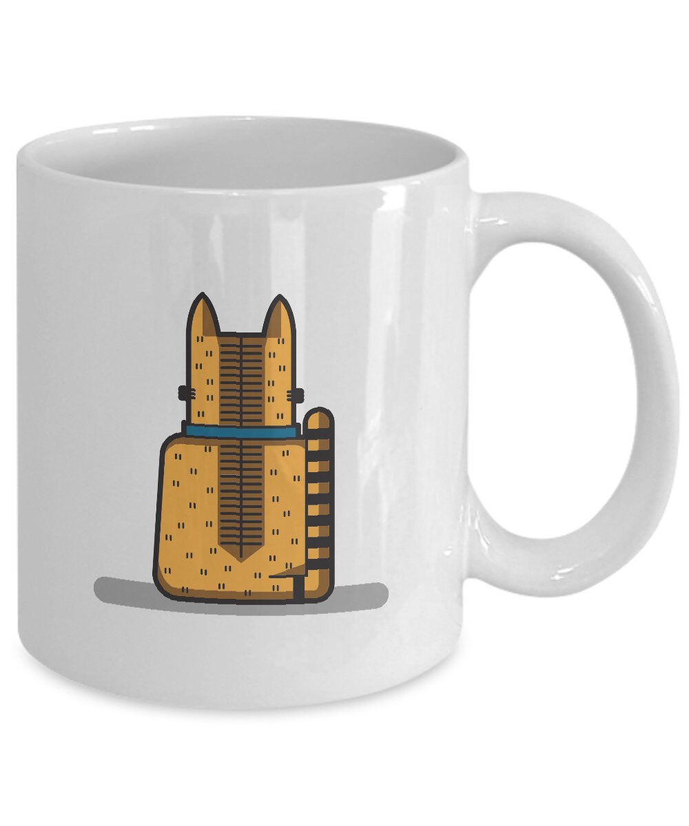 Grumpy Cat Coffee Mug Orange Kitty Funny Cat Mug Etsy