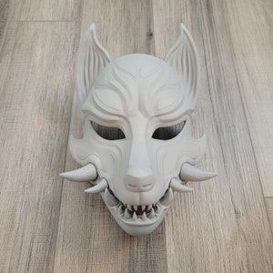 Kitsune mask (unpainted)