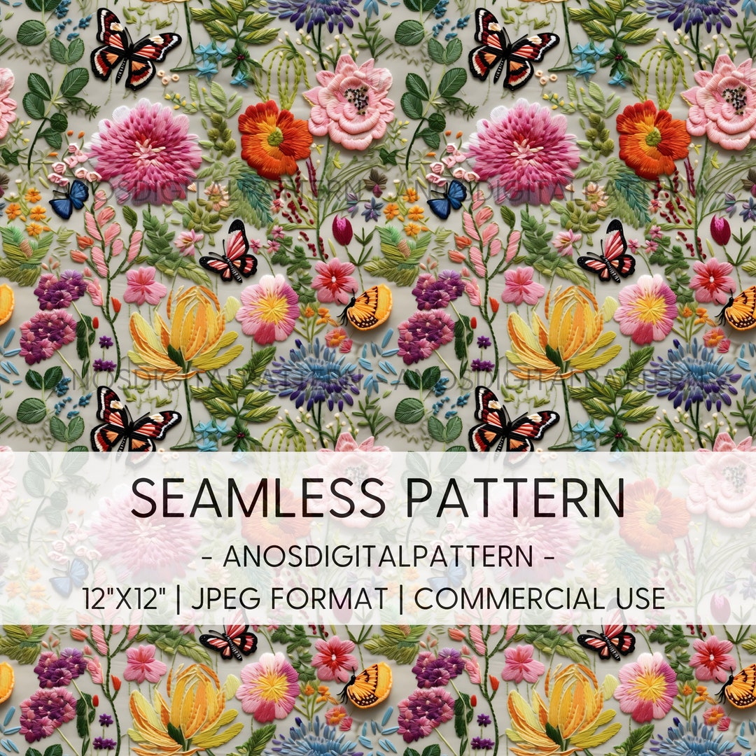 Seamless File Butterflies2 JPEG Seamless Pattern Repeating Pattern ...