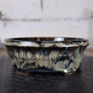 Petite et grande jardinière faite main n° 422 pour bonsaï, cactus, plantes succulentes et autres plantes 5,75 x 5,75 x 1,95 po