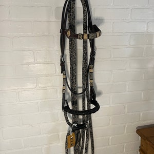 Loping rope, Rope Bosal, hackamore, mecate, reins image 2