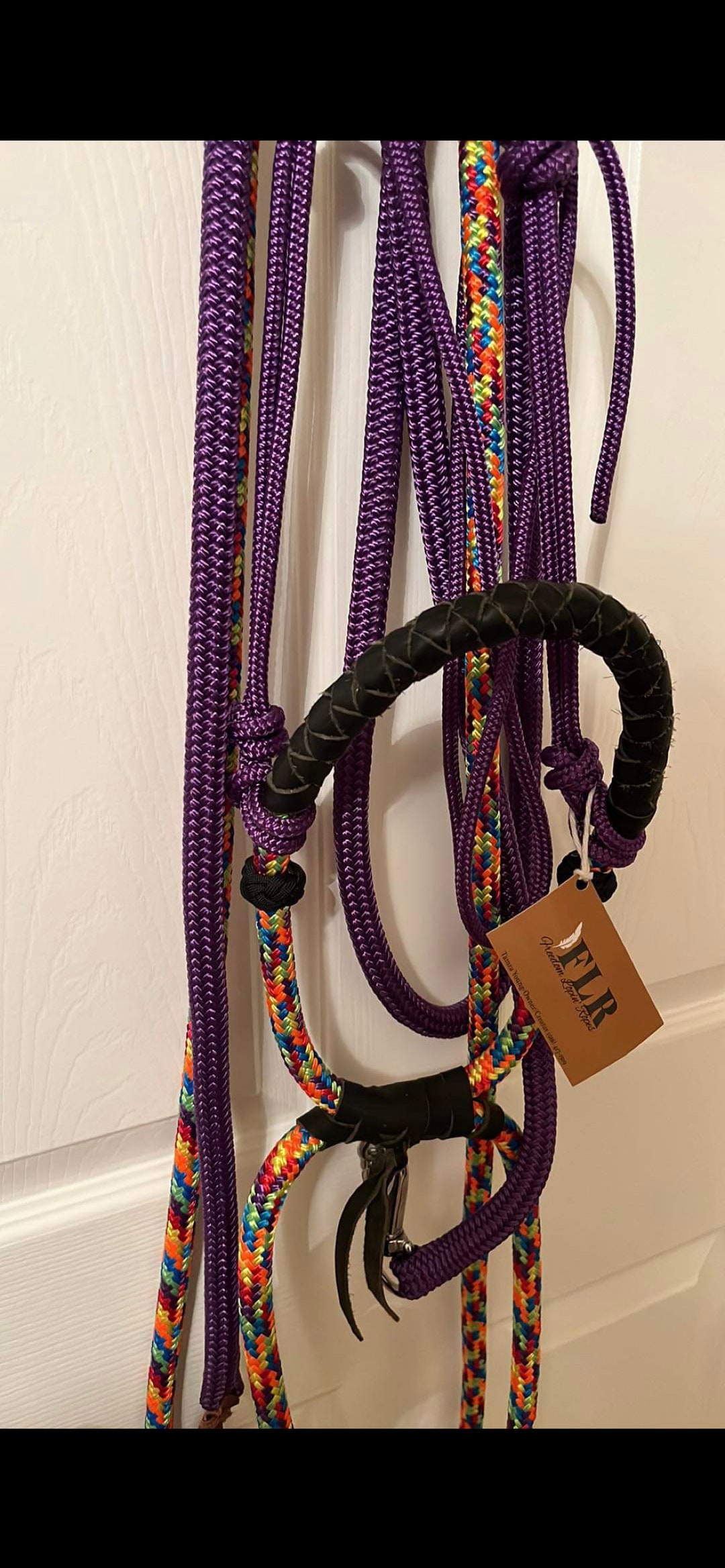 SALE Loping, Rope, Bitless, Hackamore, Trail Bridle, Soft Bosal, Mecate ...