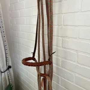 Loping Rope Hackamore, Bosal, bitless, reins, headstall