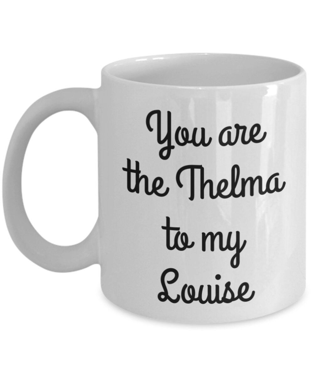 Thelma & Louise Metal Coffee Mug – Sage & Vibe