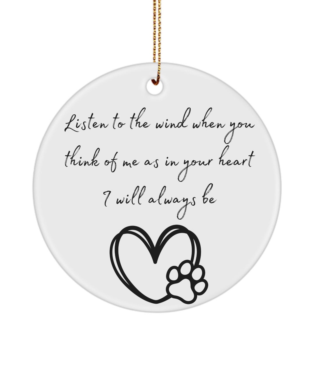 Gift for Pets That Have Passed Away, Remembrance Ornament for Dogs