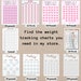 40 Pounds Lost Chart ,weight Loss Tracker,weekly Weigh In,weightloss ...