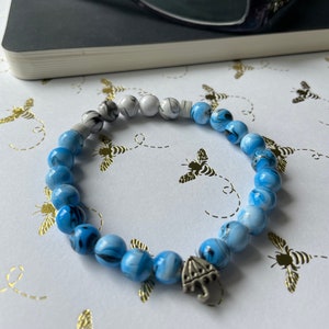 Glass/crystal bead singlet