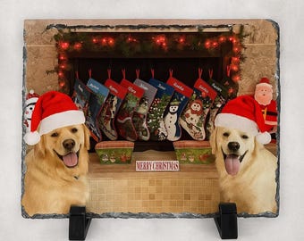 Personalized Photo Slate: Natural Stone Plaque, Unique Home Decor