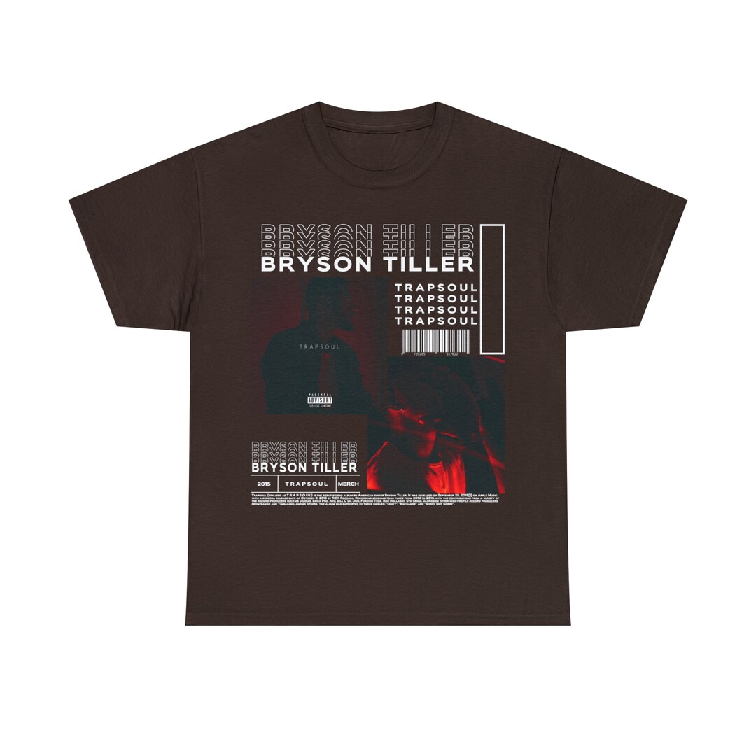 Bryson Tiller Music Album Tshirt, Merch Vintage Trapsoul for Lovers Rapper Tee Hiphop Shirt Etsy