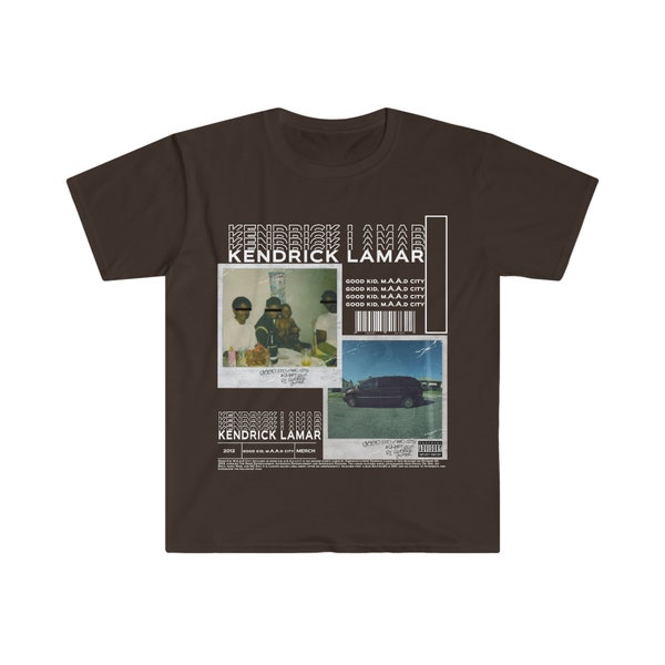 Kendrick Lamar Graphic Tee Streetwear Urban: T-shirt unisexe en coton pour hommes et femmes Streetwear Trendy Aesthetic Outdoor Shirt