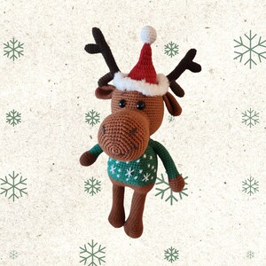 Christmas Amigurumi Reindeer | Noel Reindeer | Crochets Animal |Knitting Animal Toy