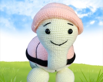 Amigurumi Toy , Pink Turtle Toy