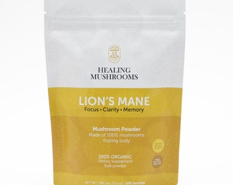 Organic Lions Mane Mushroom Powder