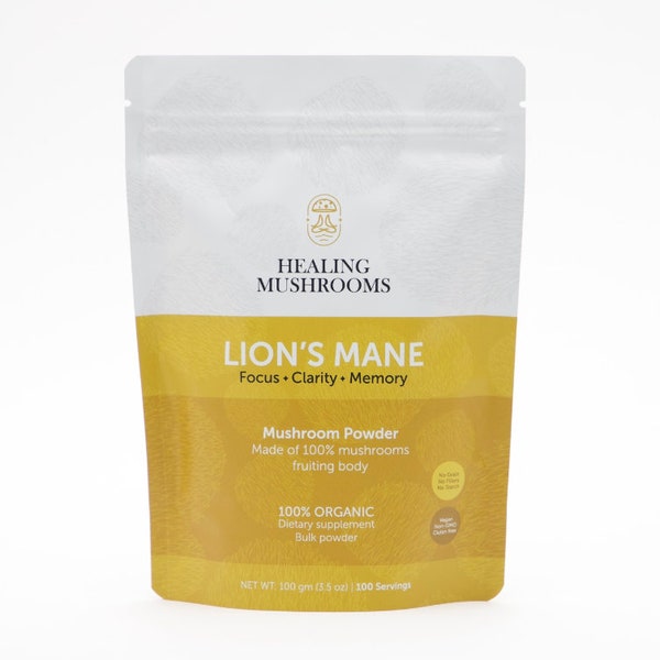 Organic Lions Mane Mushroom Powder