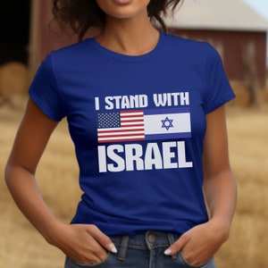I Stand With Israel Flag Shirt Independence Men Women I Stand With Israel Flag Shirt Independence Men Women
