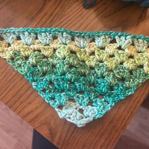 Handgemaakte hond/kat gehaakte bandana