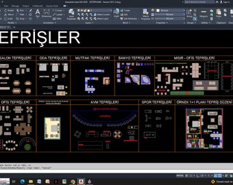 All Furniture in DWG for AutoCAD - Essential resources for your design projects - İnterior Design - Architecture - Architectural 2D blocks