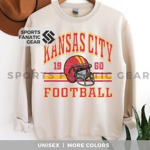 Kansas City Retro Style Sweatshirt Crewneck, Vintage Style Kansas City Fan Gift