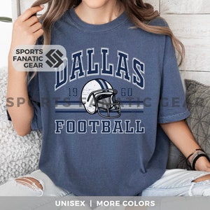 Dallas Comfort Colors Shirt, Trendy Football Unisex Garment-Dyed T-shirt, Mens Womens Game Day Tailgaiting Tee