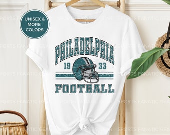 Philadelphia Eagles Football Retro 80s Vintage Style T Shirt NFL Womens Mens Tee Eagles Fan Gift