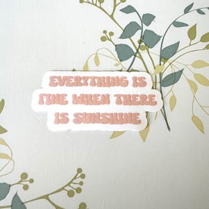 Sunshine Sticker
