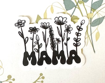 Floral Mama Sticker