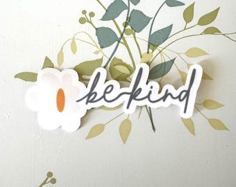 Be Kind Daisy Sticker
