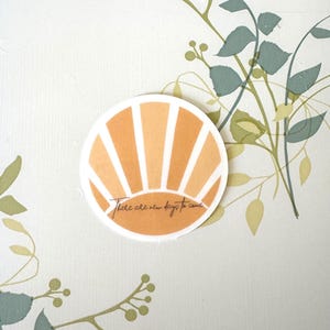 Sun w/ a Quote Sticker