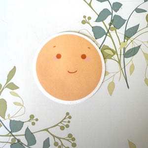 Cute Smiley Face Sticker
