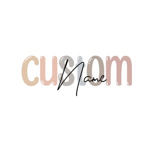 Custom Name Sticker