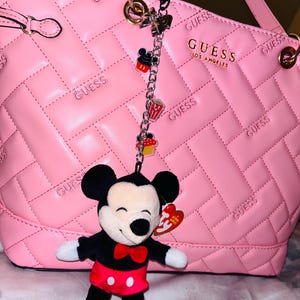 MINNIE MOUSE - Freizeitpark Taschenanhänger - zauberhafte Schlüsselanhänger - Acryl Charms - Micky und Minnie Taschenanhänger - Maus Taschenanhänger -