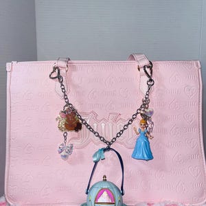 CINDERELLA bag charm - disney bag charm - Gus Gus - Cinderella - princess - disney princess - purse charm - disney keychain -