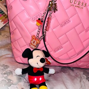 MICKEY MOUSE - Freizeitpark Taschenanhänger - zauberhafter Schlüsselanhänger - Acryl Anhänger - Micky und Minnie Taschenanhänger - Maus Taschenanhänger -