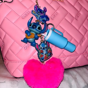 Stitch - Lilo and Stitch - purse charm - key chain - bag charms - didney - Lilo and Stitch keychain - stitch keychain -