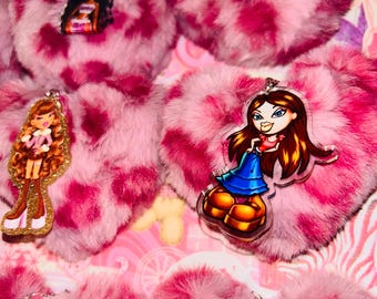 Doll acrylic bag charm 2000s shakers