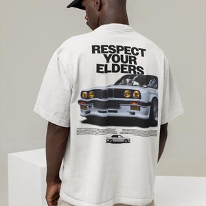Retro BMW E30 Graphic Tee: 80s Euro Car Streetwear
