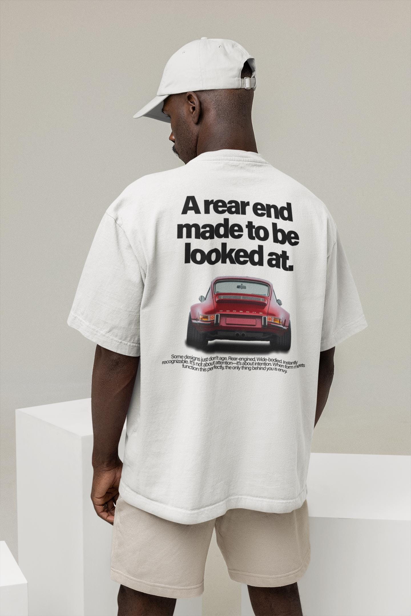 Red Porsche 964 T-shirt: Vintage Air-cooled Classic Car Tee - Etsy