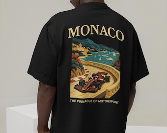 Vintage Formula One T-Shirt: Monaco Grand Prix Racing Tee, Motorsport Fan Gift